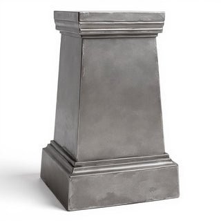 Plain Pedestal - 29.5-inch — Aged Silver finish
