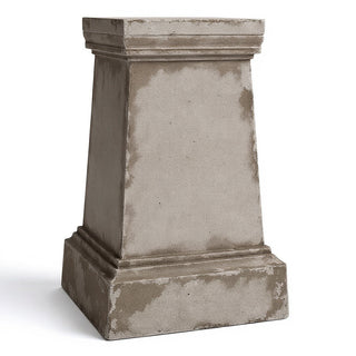 Plain Pedestal - 29.5-inch — Antique Stone finish