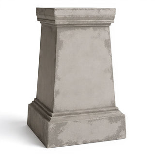 Plain Pedestal - 29.5-inch — Limestone finish
