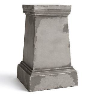 Plain Pedestal - 29.5-inch — Old Stone finish