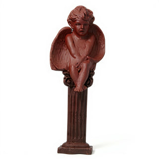Meditation Cherub Statue - 12-inch — Rust finish