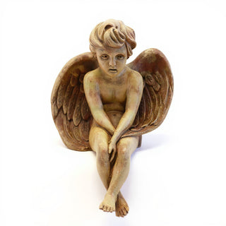 Meditation Cherub Statue - 24-inch — Gothic Stone finish
