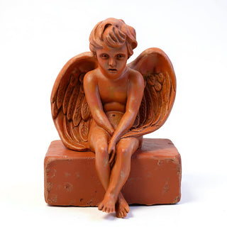 Meditation Cherub Statue - 24-inch — Metro finish