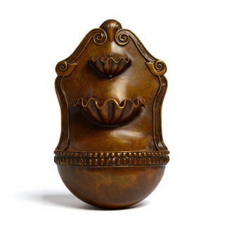 Double Shell Wall Fountain - 24-inch — Bronze finish