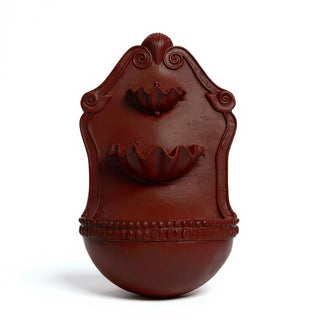 Double Shell Wall Fountain - 24-inch — Rust finish
