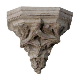Leaf Bracket Wall Bracket — Antique Stone finish