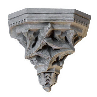 Leaf Bracket Wall Bracket — Limestone finish