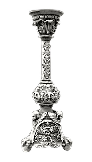 Victorian Candleholder Statue - 24-inch
