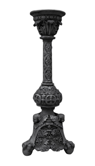 Victorian Candleholder Statue - 24-inch