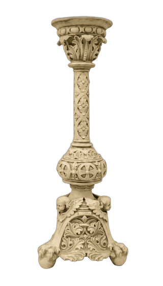 Victorian Candleholder Statue - 24-inch