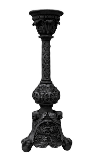 Victorian Candleholder Statue - 24-inch