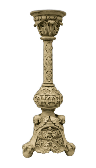 Victorian Candleholder Statue - 24-inch