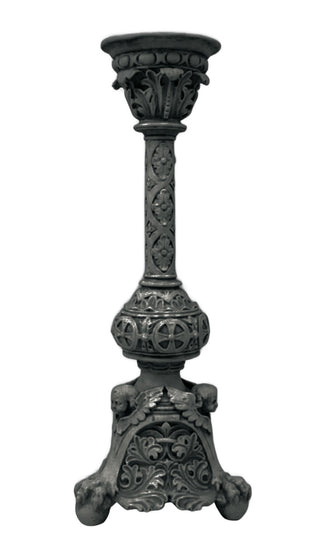 Victorian Candleholder Statue - 24-inch