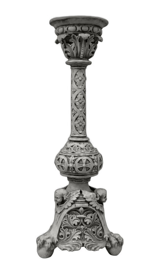 Victorian Candleholder Statue - 24-inch