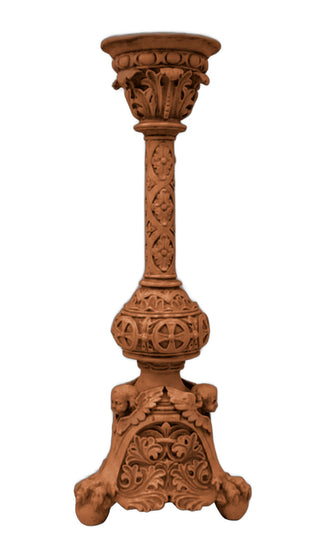 Victorian Candleholder Statue - 24-inch