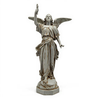 Angel of Light - Right Statue - 32-inch — Antique Stone finish