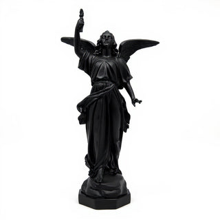 Angel of Light - Right Statue - 32-inch — Flat Black finish
