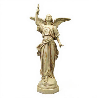Angel of Light - Right Statue - 32-inch — Museum Terracotta finish