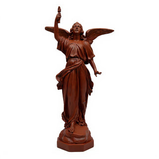 Angel of Light - Right Statue - 32-inch — Rust finish