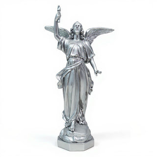 Angel of Light - Right Statue - 32-inch — Silver finish