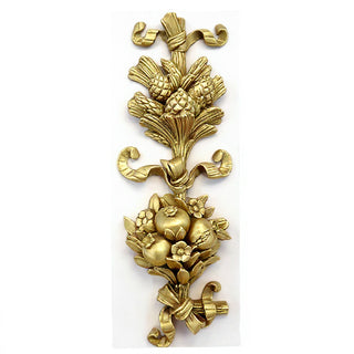 Harvest Wall Frieze - 34-inch — Antique Gold finish