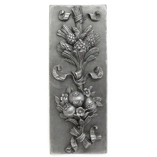 Harvest Wall Frieze - 34-inch — Aged Silver finish