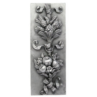 Harvest Wall Frieze - 34-inch — Antique Silver finish