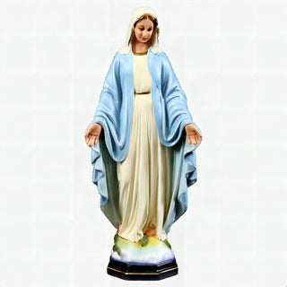 Mary-21-inch Statue - 21-inch - Realistic Color - Hand-Painted