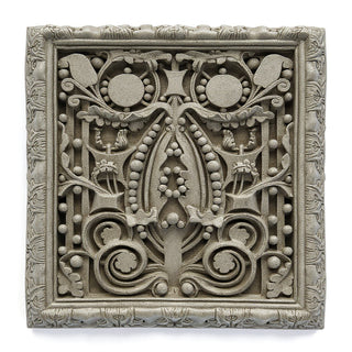 Sullivan Framed Frieze Wall Plaque - 25-inch — Antique Stone finish