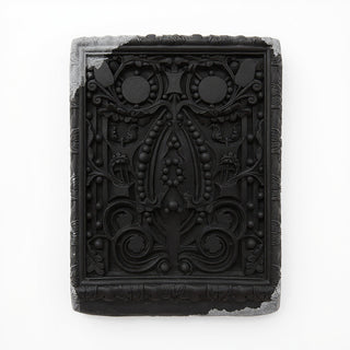 Sullivan Framed Frieze Wall Plaque - 25-inch — Dusted Black finish