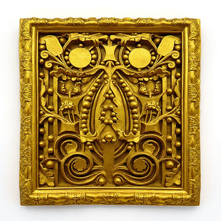 Sullivan Framed Frieze Wall Plaque - 25-inch — Deep Gold finish