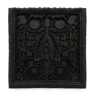 Sullivan Framed Frieze Wall Plaque - 25-inch — Flat Black finish