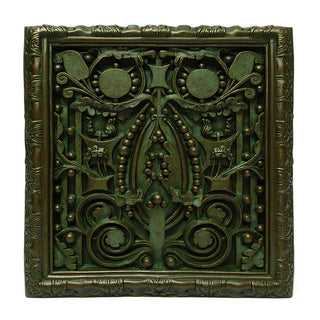 Sullivan Framed Frieze Wall Plaque - 25-inch — Green Bronze finish