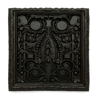 Sullivan Framed Frieze Wall Plaque - 25-inch — Iron finish
