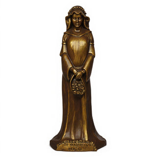 Saint Elizabeth of Hungary Statue - 25-inch — Bronze finish