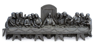 Last Supper Wall Relief Statue - 25-inch