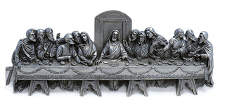Last Supper Wall Relief Statue - 25-inch