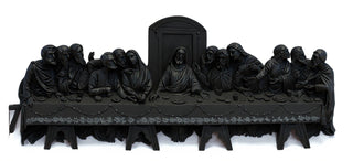 Last Supper Wall Relief Statue - 25-inch