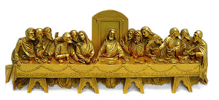 Last Supper Wall Relief Statue - 25-inch