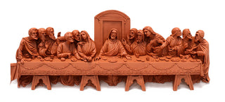 Last Supper Wall Relief Statue - 25-inch