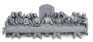 Last Supper Wall Relief Statue - 25-inch