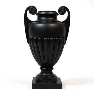 Curl Handle Urn Planter - 19.5-inch — Dusted Black finish
