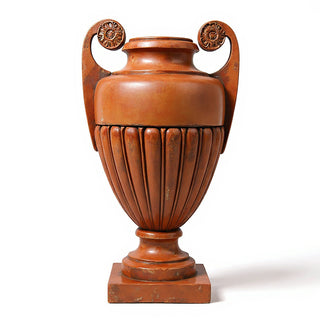 Curl Handle Urn Planter - 19.5-inch — Metro finish