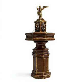 Saint Michael the Archangel Fountain — Bronze finish