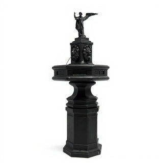 Saint Michael the Archangel Fountain — Dusted Black finish