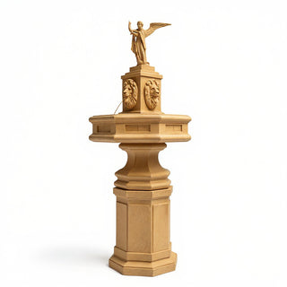 Saint Michael the Archangel Fountain — Dusted Sand finish
