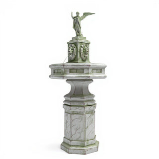Saint Michael the Archangel Fountain — Mossy Green finish