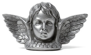 Angel with Wing Plaque Statue - 16-inch