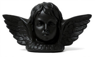 Angel with Wing Plaque Statue - 16-inch