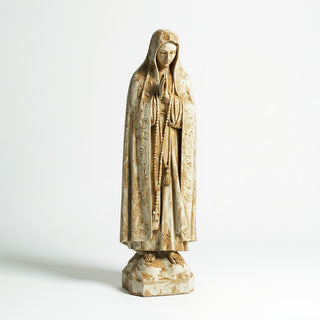 Our Lady of Fatima Statue - 36-inch — Antique White finish